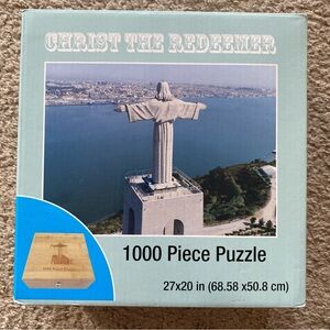 Christ The Redeemer /w Custom Wooden Box 1000‎ pc 27" X 20" Dillard's Puzzle